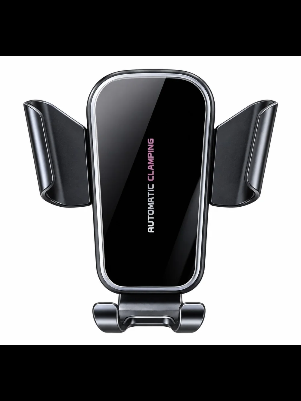 Automatic Clamping Car Phone Mount Clip in Black